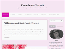 Tablet Screenshot of kunterbunte-testwelt.de